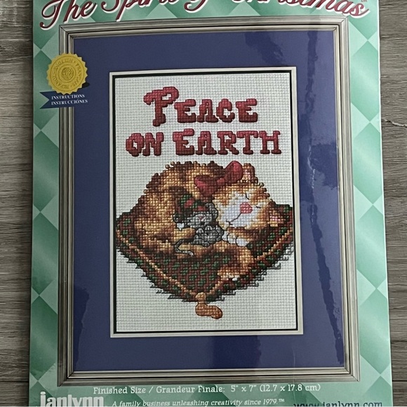 NWT Set of 2 Janlynn “The Spirit of Christmas” Counted Cross Stitch Kits - Picture 9 of 16